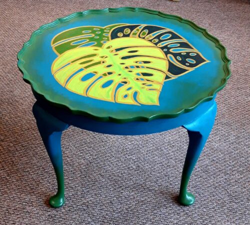 Green Blue Cheese Plant Coffee Table