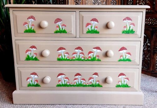 Mushrooms Toadstools Chest of Drawers
